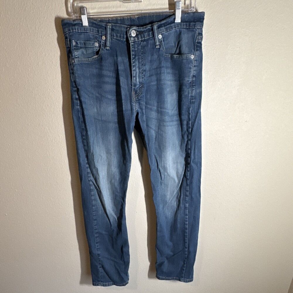 Levi’s Men’s Denim Jeans Blue Slim Fit Stretch Tapered Low Rise
